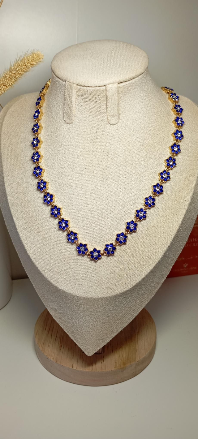 Collier Halima saphir 