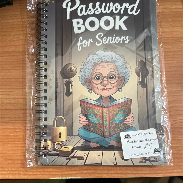 Password Book for seniors 