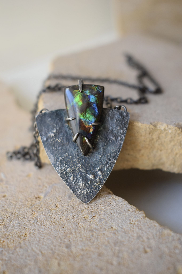 Collier Ammolite 