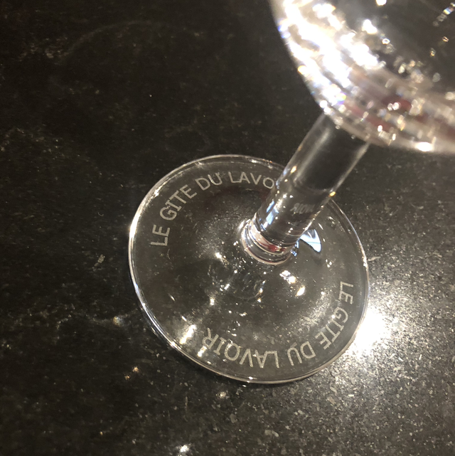 Exemple de gravure sur pied