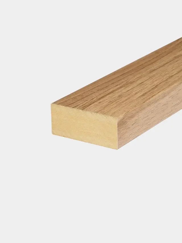 Woodupp Lamelle de Finition Aspect bois Noyer Anglais 67 mm (Réf-1274)