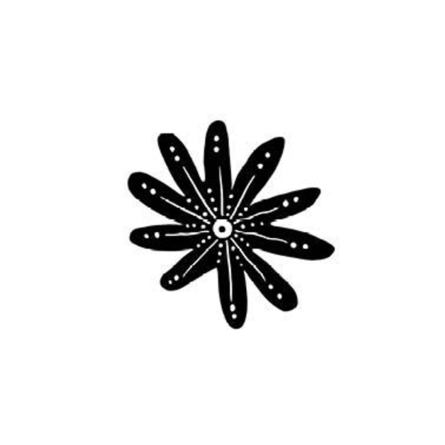 Stempel Wiesenblume II gefüllt 3x3cm