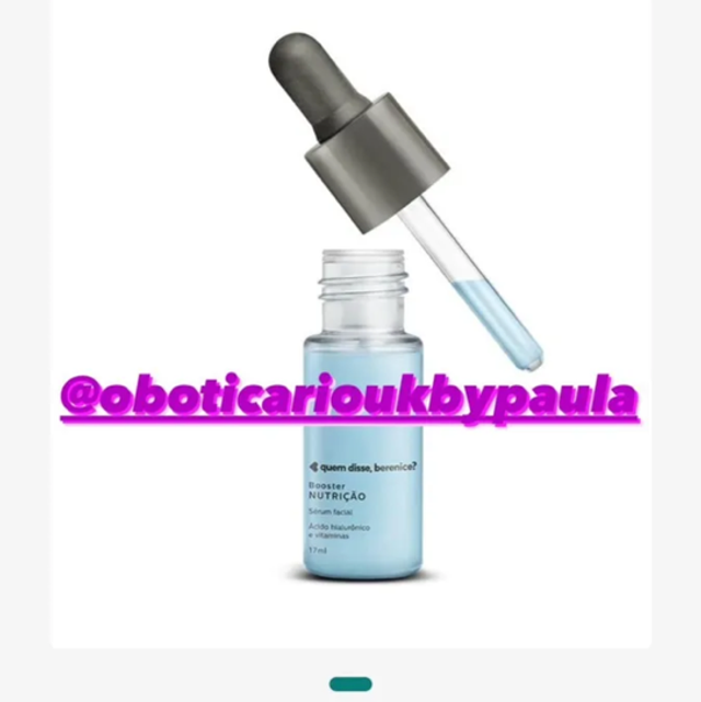 Booster Facial Nutrição 17ml QDB