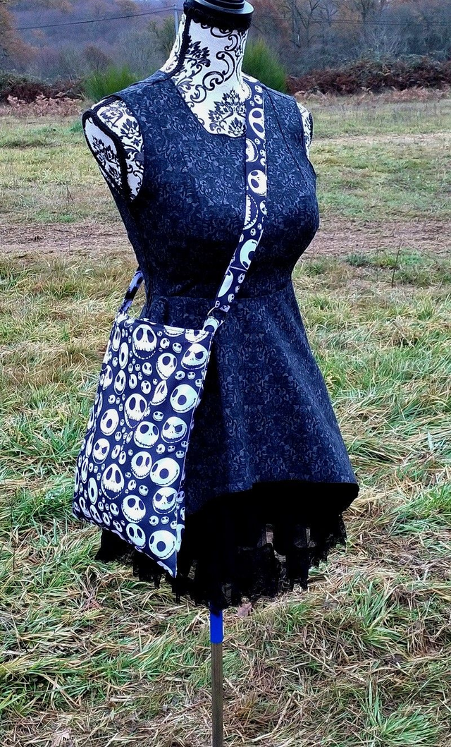 Sac besace rectangulaire