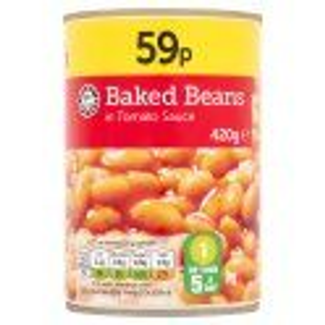 Unbranded Baked Beans 420g