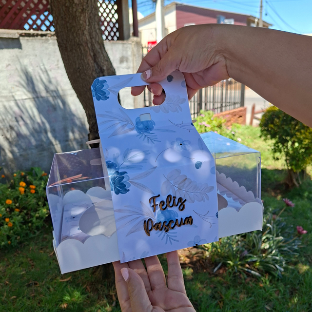 BOX AZA ACETATO PASCUA PORTA 2 HUEVO