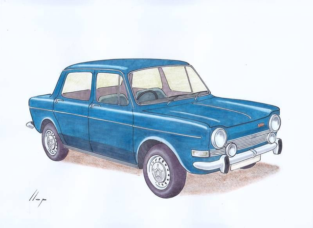 Artimotor onpaper CLASSICS 21x30 - Simca 1000