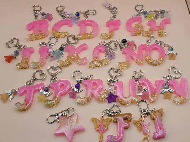 Anhänger Rosa-Gold Gitter