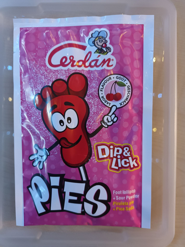 PIED SUCETTE CERISE ( VENDU A L'UNITE )