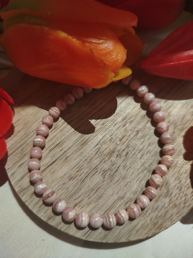 Bracelet Rhodocrosite 4mm 