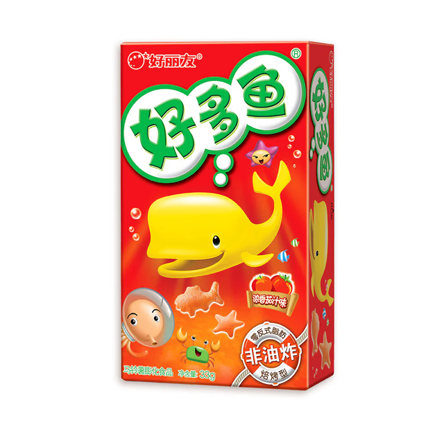 snack a forma di pesce 好丽友好多鱼33g