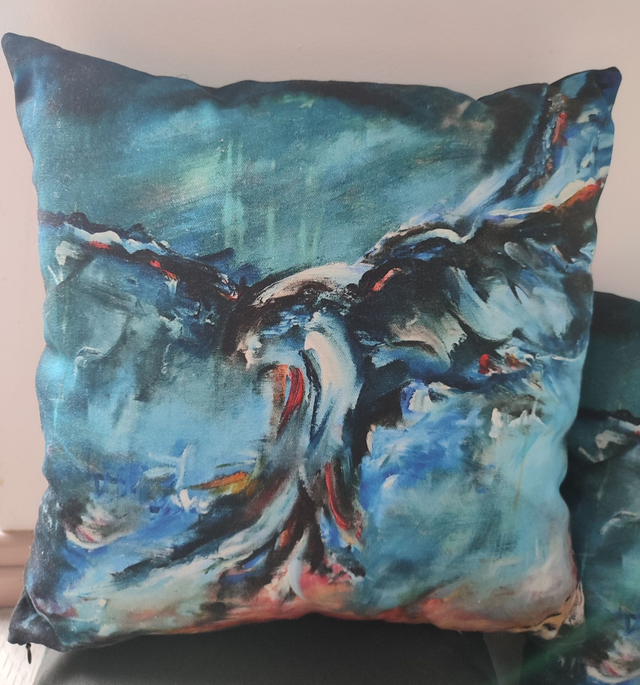 Housse de coussin design Phénix