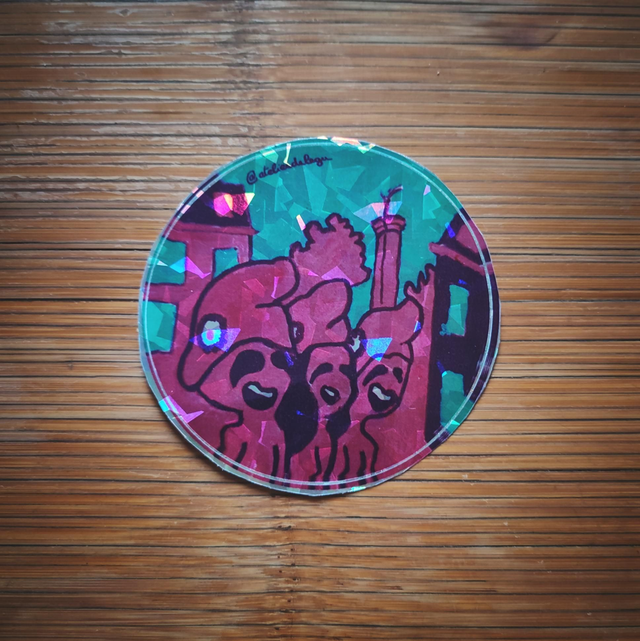 Pack stickers Militant