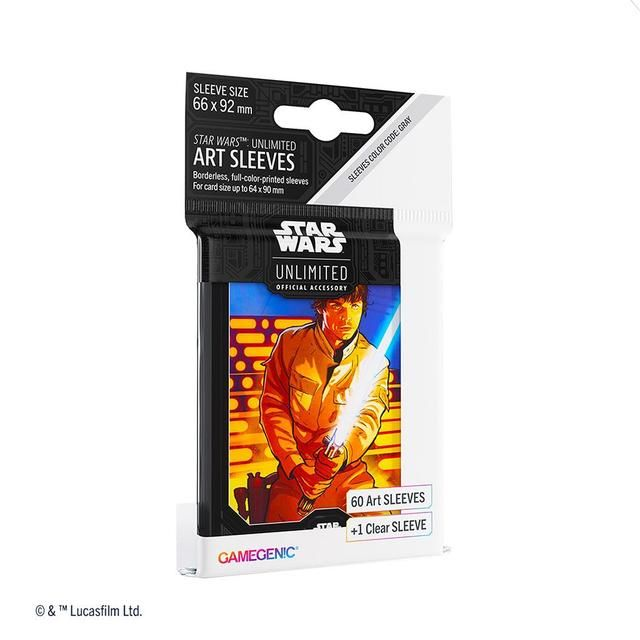 Gamegenic Star Wars Unlimited - Art Sleeves - Luke Skywalker