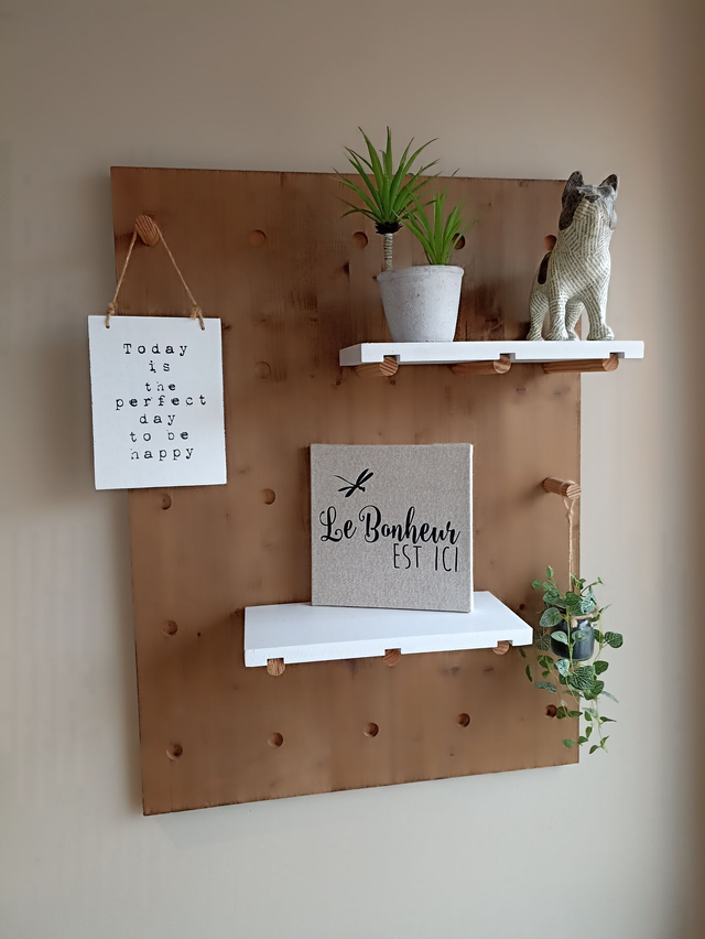 Toile citation - Bonheur