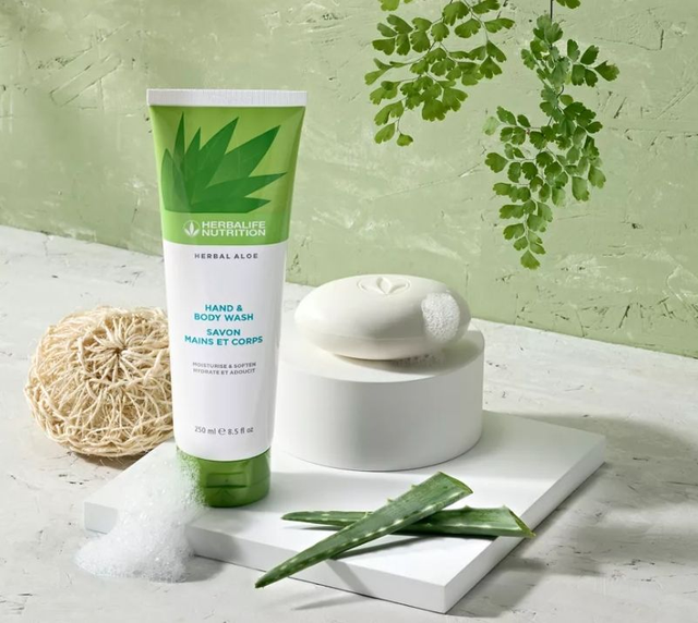 Mycí tělový gel Herbal Aloe 250 ml