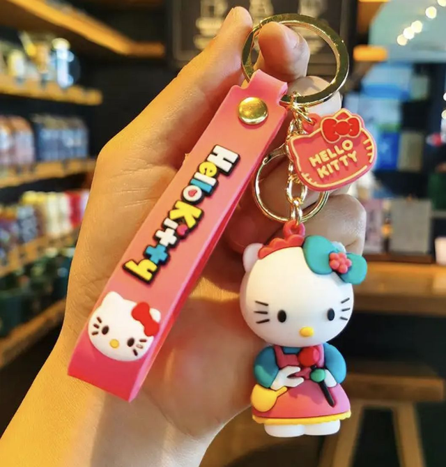 0178 - Hello Kitty - Hello Kitty met bloemen