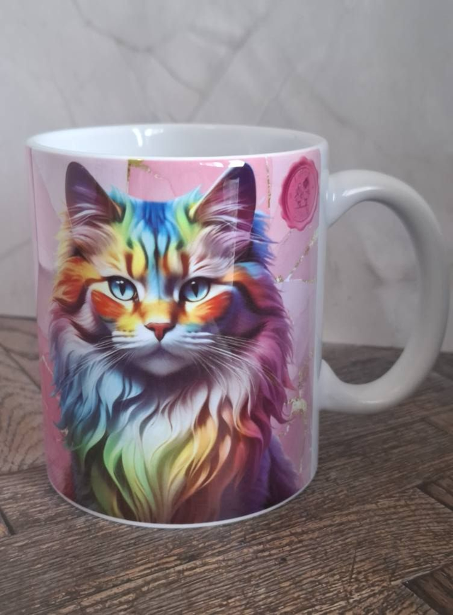 Mug maine coon rose