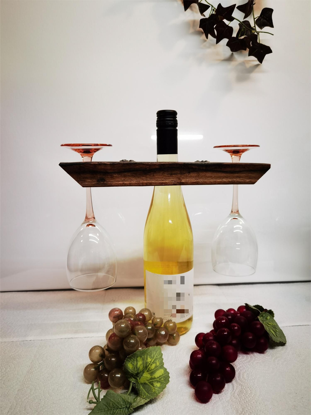 Glashalter Butler "Johann" für 2 Gläser plus Flasche