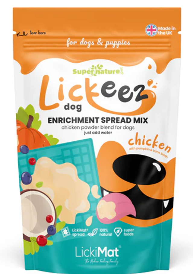 SUPERNATURE X LICKIMAT LICKEEZ FOR DOGS CHICKEN
