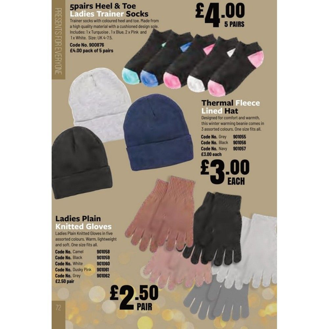 Thermal Fleece Lined Hat Navy