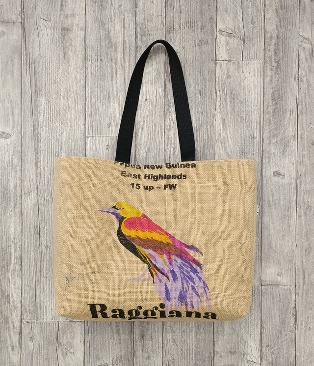 Sac cabas en sac de café Oiseau