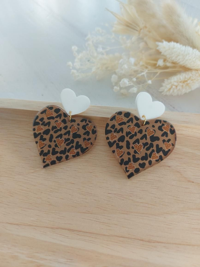 Boucles d&#039;oreilles Ilona blanche