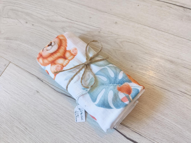 Lange en gaz de coton Lion 