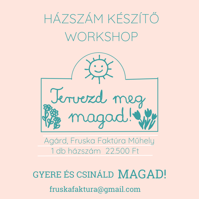 Workshop - Házszám Készítő Workshop