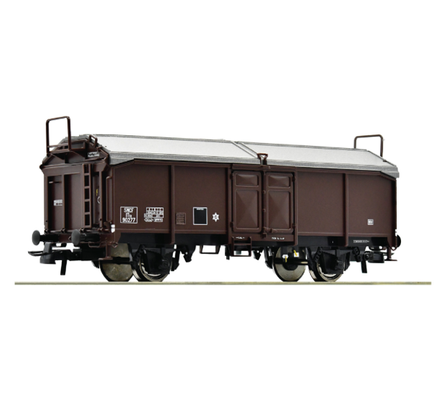 wagon tombereau à toit coulissant TMS roco H0