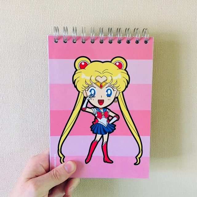 Croquera A5 hojas con punto Sailor moon