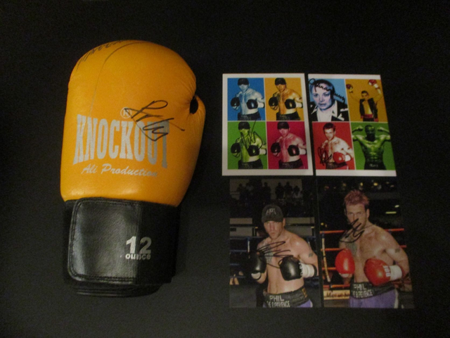 Phil 'The Experience' Gill Authentic Autographed Signed Items In-Person At Our Event On 12th September 2009