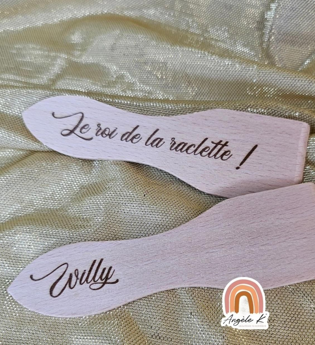 Spatule à raclette personnalisée