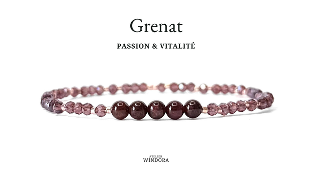 Bracelet | Grenat - Éléments V2