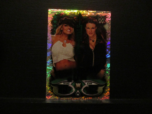 Trish Stratus vs Lita - Rivals Slam Attax Live Original Trading Card #46