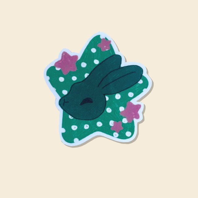 Green Star Sticker