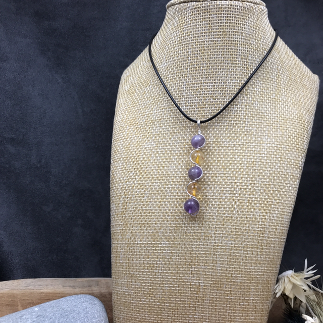 Améthyste et citrine