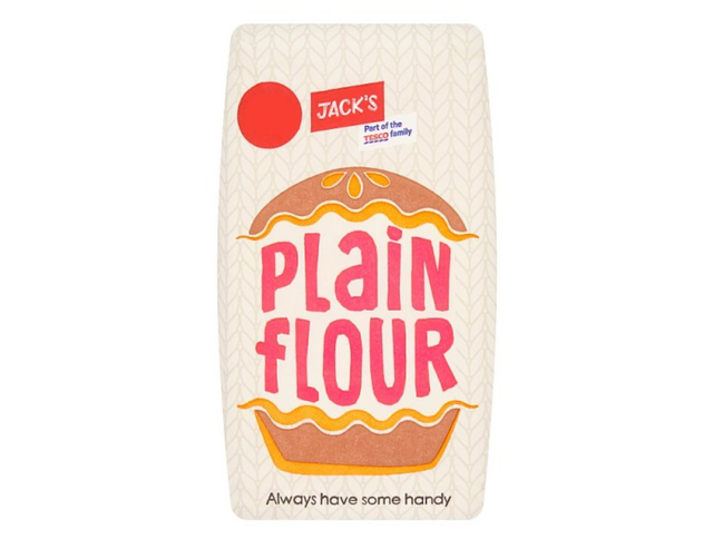 Flour, Jack's Plain Flour 1kg 