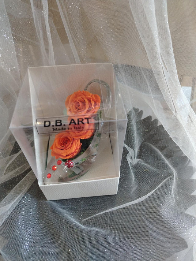 Scarpetta 3 rose arancio profumate