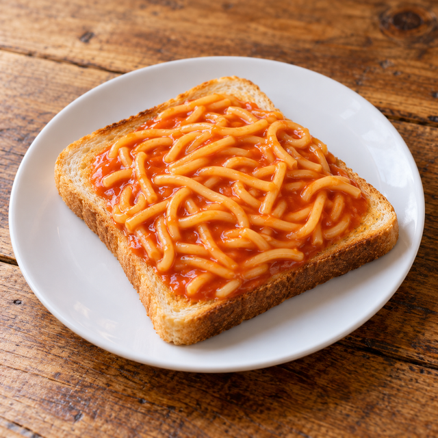 Spaghetti on Toast