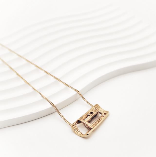 Colar Retangulos Orgânicos Dulplo KAI01TX002