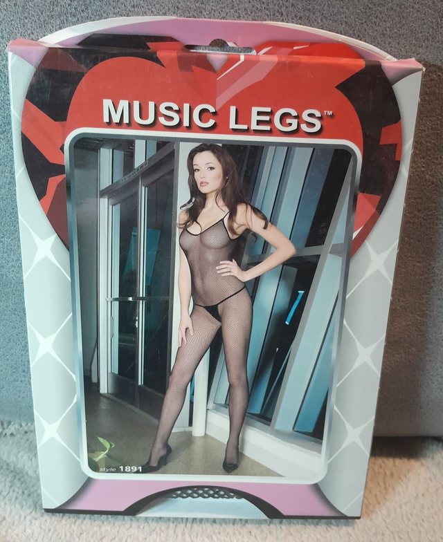 Catsuit fermé à bretelles - Music Legs