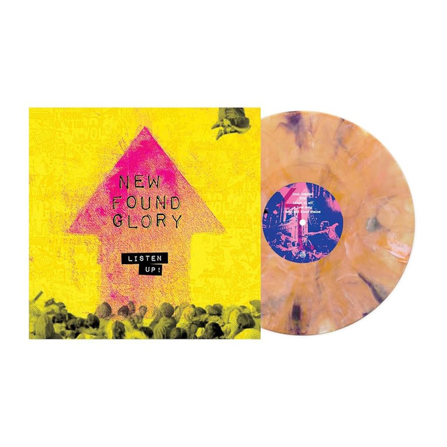 New Found Glory - Listen Up! LP (Tropical Sunset Deluxe Marble Vinyl) (Due Out 20/02/2026)