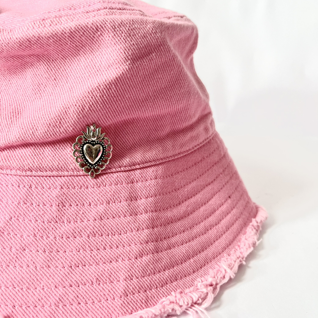 Bucket gorra rosada