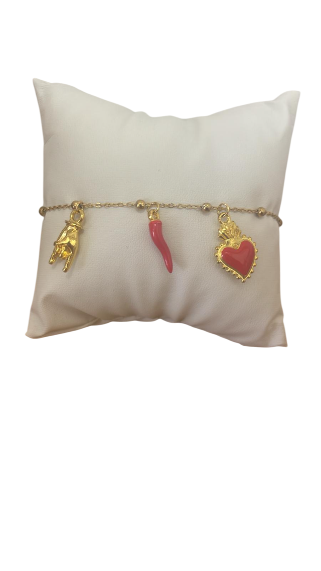 BRACCIALE CORNO CUORE