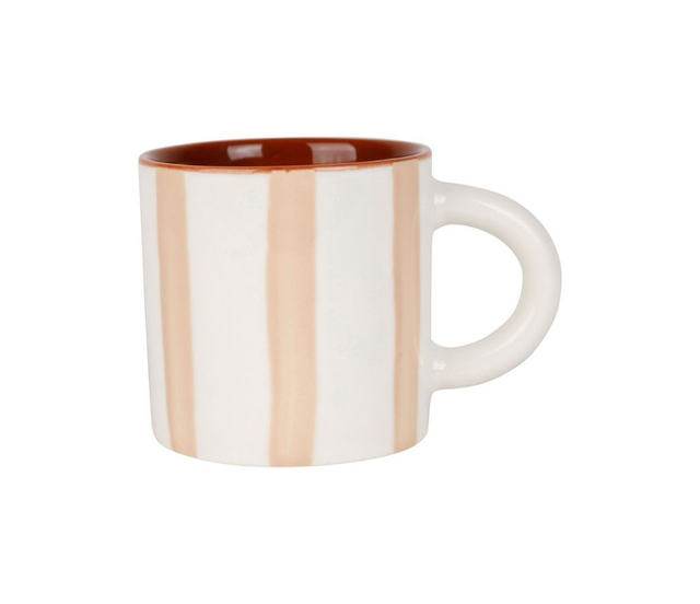 Tasse café ALARIA beige+terracotta