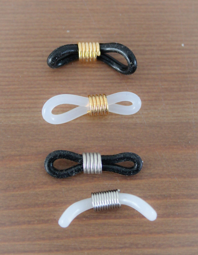 Attache lunettes – silicone &amp; métal 
