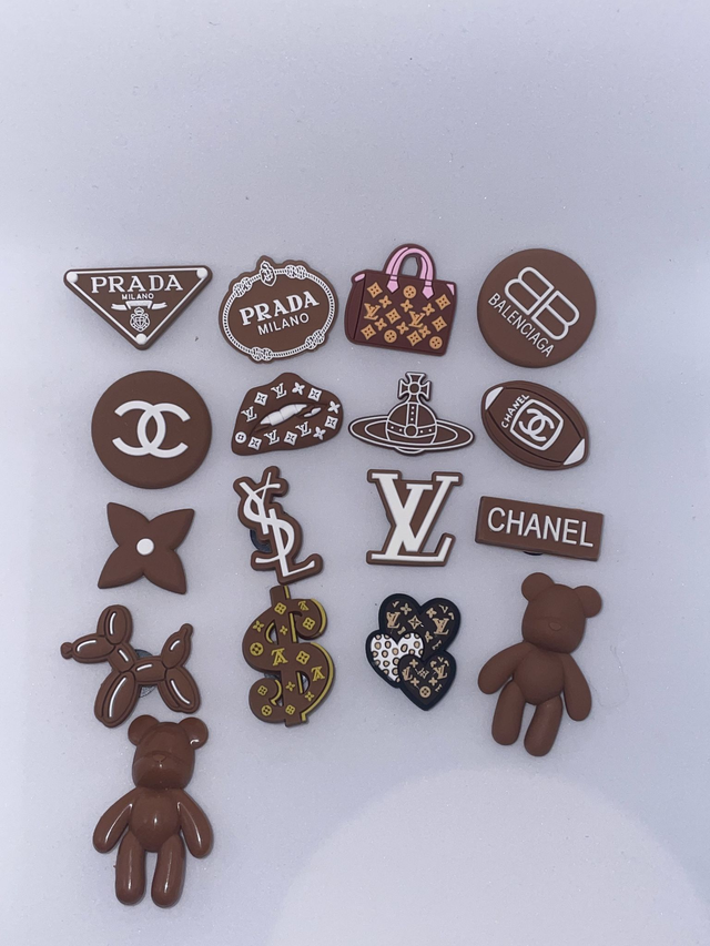 Premade 17 Brown Charms Bundle