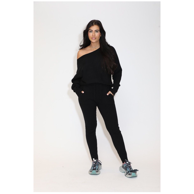 Reinders Zoe Knitwear Pants True Black