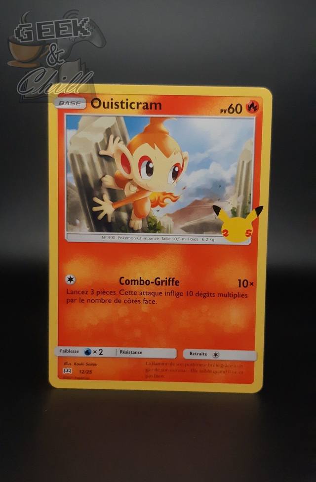 Carte Pokémon - 25th Anniversaire - Promo McDo 2021 - Ouisticram
